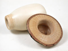 LV-3311 Threaded Wooden Mushroom Box from Holly & Interior  Live Oak