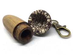 LV-4808 Acorn Pendant Box, Compartment Jewelry from Chittum & Betelnut-SCREW CAP