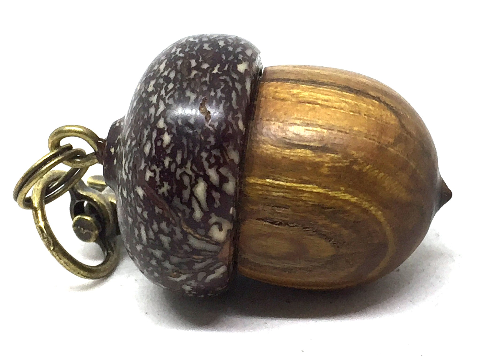 LV-4809 Acorn Pendant Box, Compartment Jewelry from Chittum & Betelnut-SCREW CAP