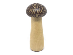 LV-4905 Betel Nut with Grapefruit Mushroom Pill Holder, Needlecase-THREADED CAP
