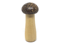 LV-4905 Betel Nut with Grapefruit Mushroom Pill Holder, Needlecase-THREADED CAP