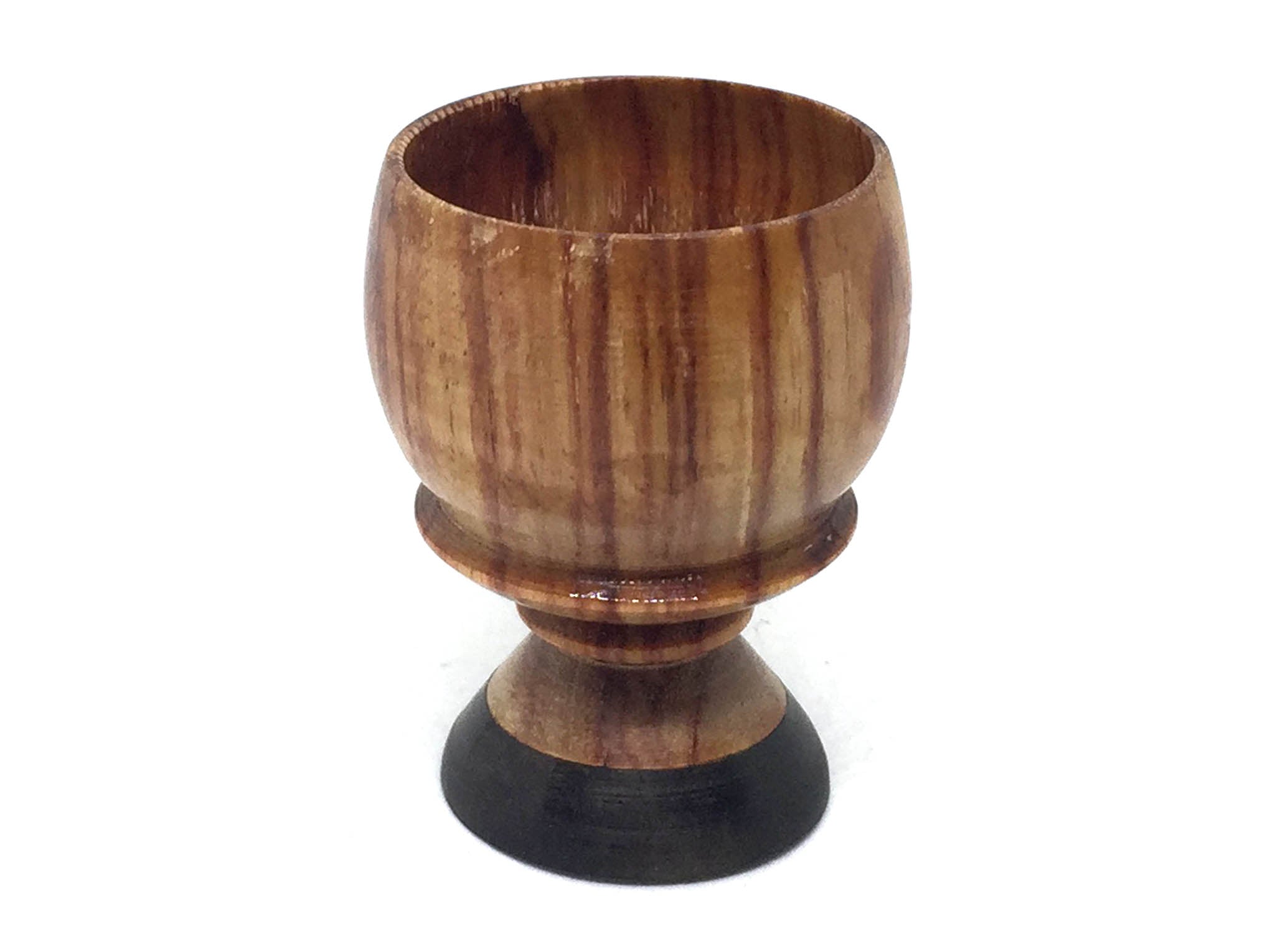 LV-4907 Tulipwood with Mun Ebony base mini goblet - CUTE