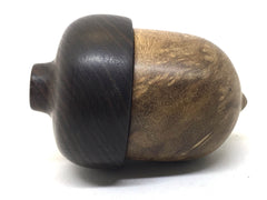 LV-4920 Pollyana Burl & Hawaiian Kou Acorn Trinket Box, Keepsakes, Jewelry Box-SCREW CAP