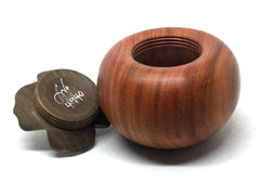 LV-4940 Persimmon Threaded Box from Chakte Viga & Verawood-SCREW CAP