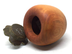 LV-4941 Persimmon Threaded Box from Chakte Viga & Verawood-SCREW CAP