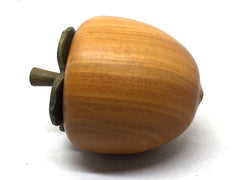 LV-4945 Persimmon Threaded Box from Chakte Viga & Verawood-SCREW CAP