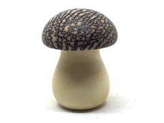 LV-4946 Holly & Betelnut Threaded Mushroom Needle Case, Pill, Jewelry Box-SCREW CAP