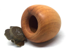 LV-4952 Persimmon Threaded Box from Chakte Viga & Verawood-SCREW CAP