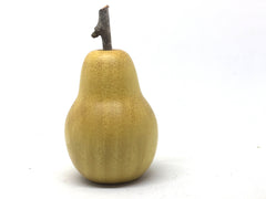 LV-4961 Hand Turned Pear Shaped Salt & Pepper Shaker, Secret Compartment from Yellowheart Wood
