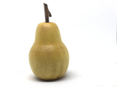 LV-4961 Hand Turned Pear Shaped Salt & Pepper Shaker, Secret Compartment from Yellowheart Wood