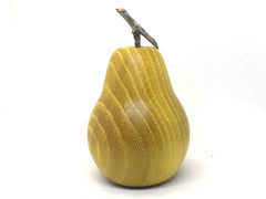 LV-4969 Hand Turned Pear Shaped Salt & Pepper Shaker, Secret Compartment from Osage Orange
