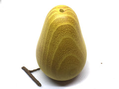 LV-4970 Hand Turned Pear Shaped Salt & Pepper Shaker, Secret Compartment from Osage Orange