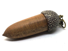 LV-4974 Curly Koa & Betelnut Acorn Pendant Box-SCREW CAP
