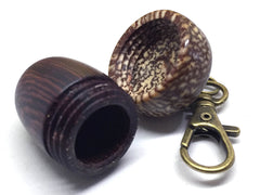 LV-4980 Camatillo & Betelnut Acorn Pendant Box, Charm, Pill Holder-SCREW CAP