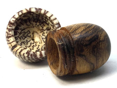 LV-4989 Desert Ironwood & Betelnut Acorn Pendant Box, Charm, Pill Holder-SCREW CAP