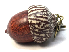 LV-4993 Wooden Acorn Pendant Box from Cardinalwood & Betelnut-SCREW CAP