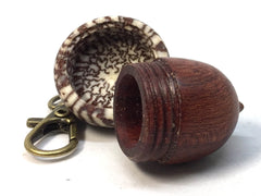LV-4993 Wooden Acorn Pendant Box from Cardinalwood & Betelnut-SCREW CAP
