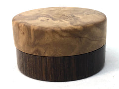 LV-4998 Olive Burl cap with Suriname Ironwood, Ring Holder, Jewelry Box-SCREW CAP