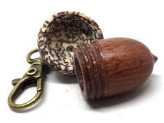 LV-5003 Wooden Acorn Pendant Box from Cardinalwood & Betelnut-SCREW CAP