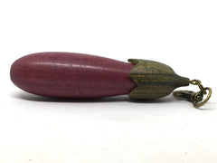 LV-5025 Purpleheart & Verawood Eggplant Threaded Box, Jewelry Box, Needle Case-SCREW CAP