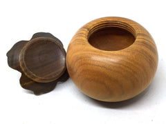 LV-5028 Persimmon Threaded Box from Chakte Viga & Verawood-SCREW CAP