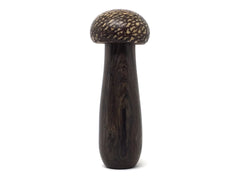LV-5029 Khamphi Rosewood & Betel Nut Mushroom Secret Compartment, Pill Holder-THREADED CAP