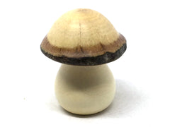 LV-5030 Holly & Live Oak Wooden Mushroom Keepsake Box, Pill, Jewelry Box-THREADED