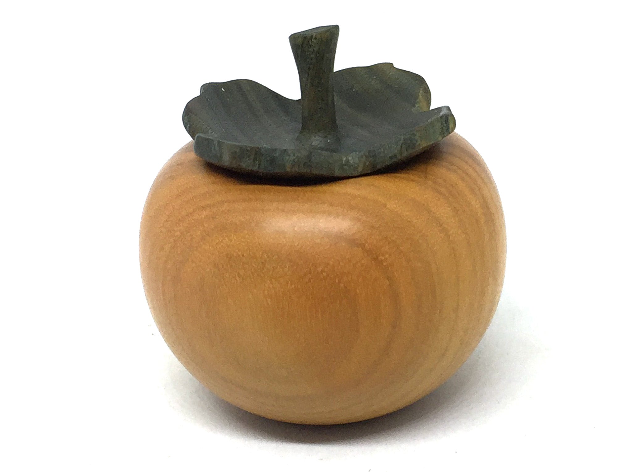 LV-5035 Persimmon Threaded Box from Orangeheart & Verawood-SCREW CAP