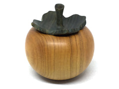 LV-5035 Persimmon Threaded Box from Orangeheart & Verawood-SCREW CAP