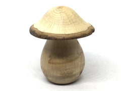 LV-5036 Birdseye Maple & Valley Oak Wooden Mushroom Keepsake Box, Pill, Jewelry Box-THREADED