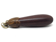 LV-5039 Camatillo & Lignum Vitae Eggplant Box, Pill Holder, Needle Case-THREADED