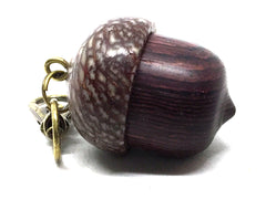 LV-5046 Camatillo & Betelnut Acorn Pendant Box, Charm, Pill Holder-SCREW CAP