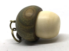 LV-5050 Verawood & American Holly Threaded Wooden Mushroom Box