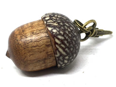 LV-5056 Curly Koa & Betelnut Acorn Pendant Box-SCREW CAP