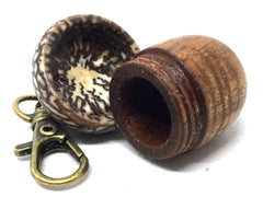 LV-5056 Curly Koa & Betelnut Acorn Pendant Box-SCREW CAP