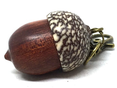 LV-5067 Wooden Acorn Pendant Box from Cardinalwood & Betelnut-SCREW CAP