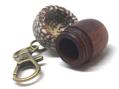 LV-5111 Wooden Acorn Pendant Box from Cardinalwood & Betelnut-SCREW CAP