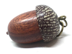 LV-5113 Wooden Acorn Pendant Box from Cardinalwood & Betelnut-SCREW CAP