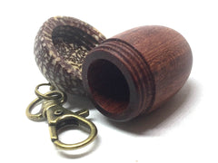 LV-5113 Wooden Acorn Pendant Box from Cardinalwood & Betelnut-SCREW CAP