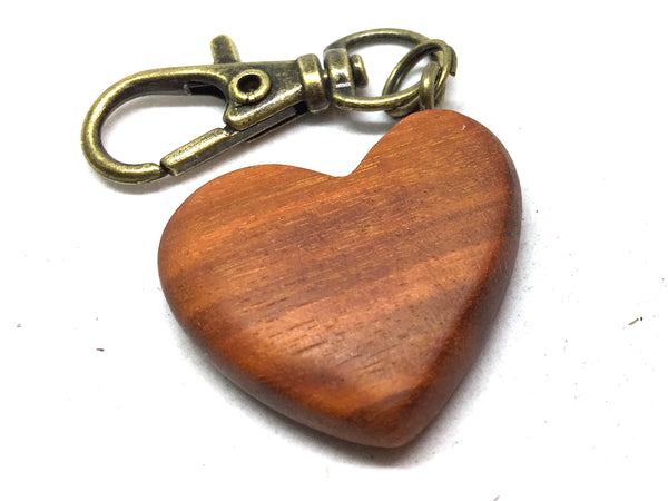 LV-2023 Cocuswood Wooden Heart Charm, Keychain, Wedding Favor-HAND