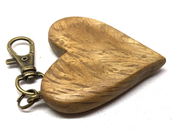 LV-2023 Cocuswood Wooden Heart Charm, Keychain, Wedding Favor-HAND