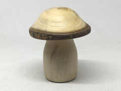 LV-5170 American Holly & Edible Fig Wooden Mushroom Box-THREADED