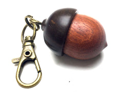 LV-5222 Wooden Acorn Pendant Box from Cardinalwood & Lignum Vitae-SCREW CAP