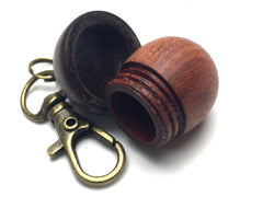 LV-5222 Wooden Acorn Pendant Box from Cardinalwood & Lignum Vitae-SCREW CAP