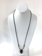 LV-5238 Acorn Pendant Necklace, Memorial Jewelry, Compartment Jewelry-SCREW CAP