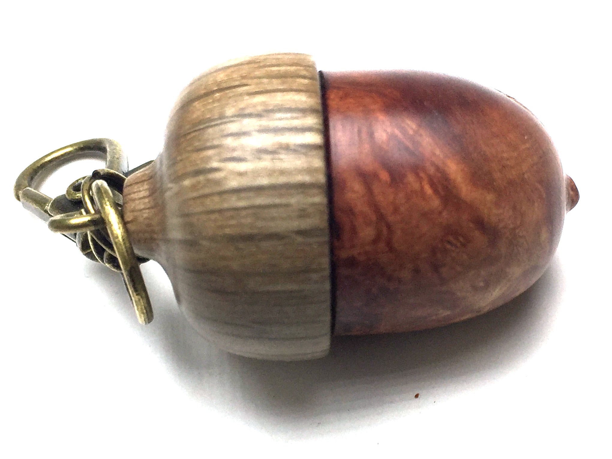 LV-5287 Manzanita & Live Oak Acorn Pendant Box,Bag Charm, Keychain-SCREW CAP