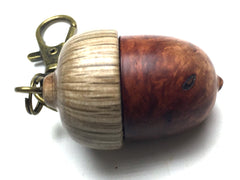 LV-5287 Manzanita & Live Oak Acorn Pendant Box,Bag Charm, Keychain-SCREW CAP