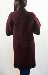 LVO-134 Reversible Kimono Jacket-Hand Crochet-Ready to Ship