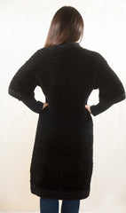 LVO-135 Reversible Kimono Jacket-Hand Crochet-Ready to Ship