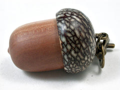 LV-3266 Manzanita & Betel Nut Acorn Pendant Box, Charm, Pill Holder-SCREW CAP